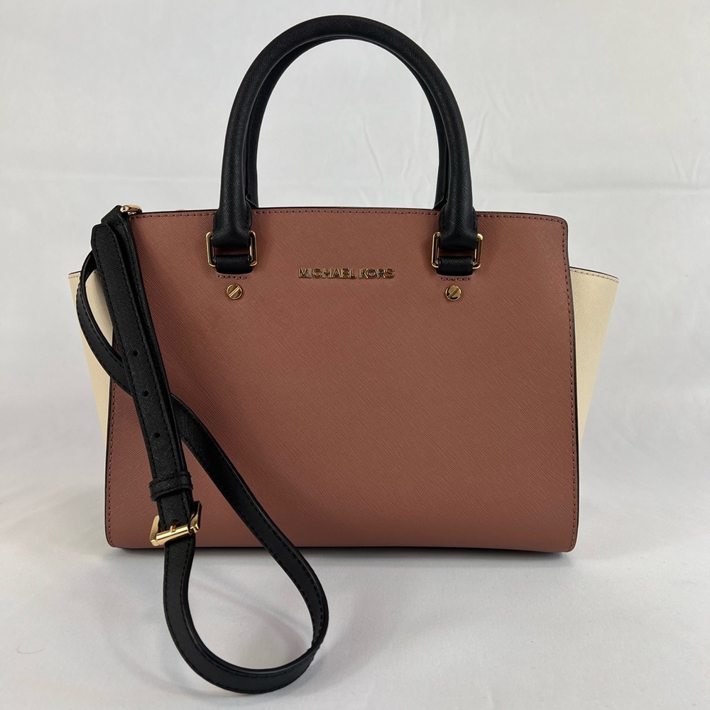 Michael Kors Tri Color Selma Satchel